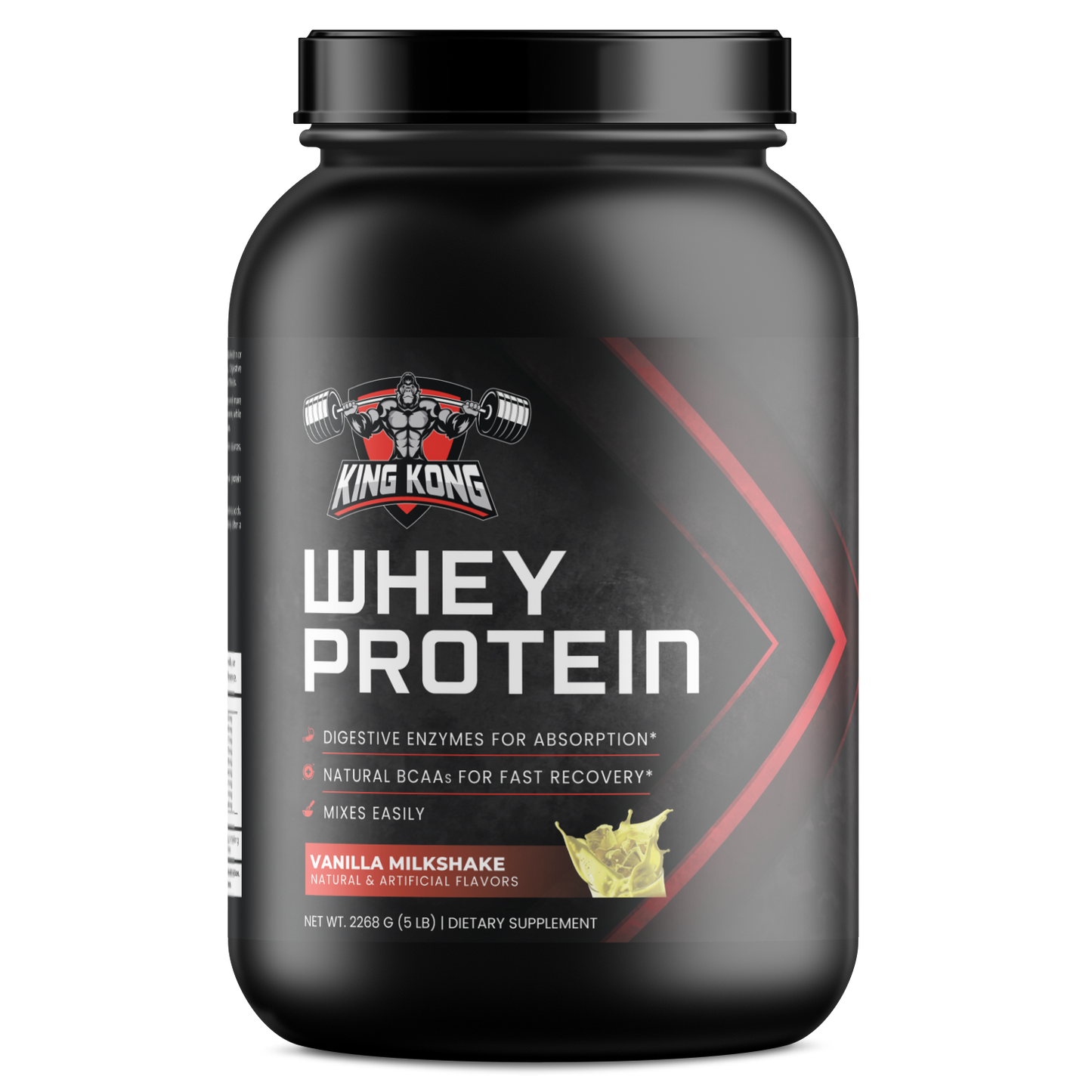5lb Whey Protein Vanilla – 70 servings