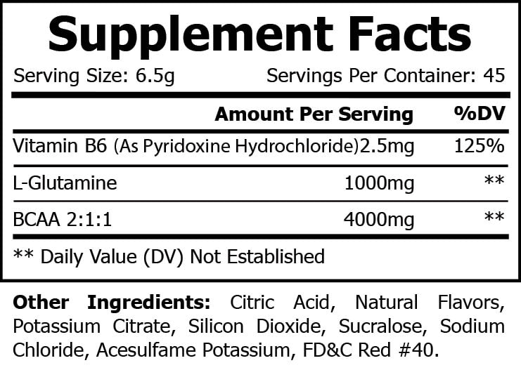 BCAA Shock Powder (Fruit Punch)